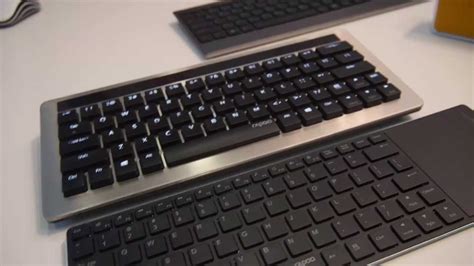 Rapoo MX Keyboard Hands On at the IFA 2013 - YouTube