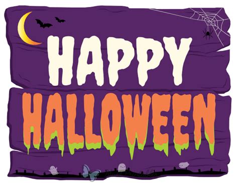 Printable Happy Halloween Sign