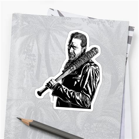 " Negan-Lucille" Stickers by carlosafmarques | Redbubble