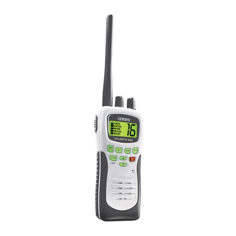 UNIDEN ATLANTIS250 BK - ATLANTIS 250 VHF RADIO MANUAL DEL USUARIO Pdf ...