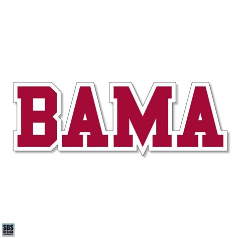 Bama | Alabama 2" Bama Block Durable Sticker | Alumni Hall