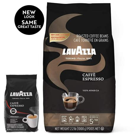 Lavazza Caffe Espresso Whole Bean Coffee Blend, Medium Roast, 2.2-Pound ...