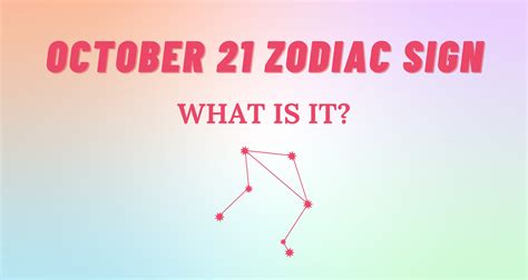 October 21 Zodiac Sign Explained | So Syncd - Personality Dating