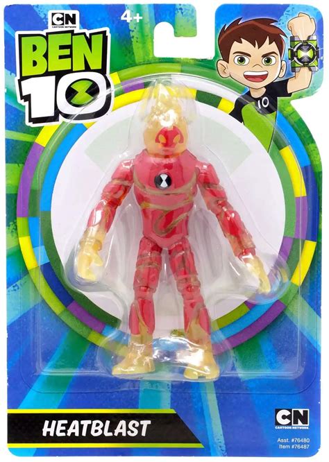 Ben 10 Heatblast 4 Action Figure Playmates - ToyWiz