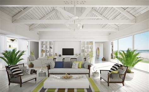 20 Beautiful Beach House Living Rooms