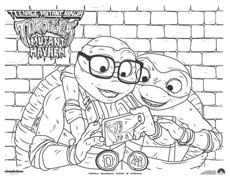 Tmnt Nickelodeon Coloring Pages