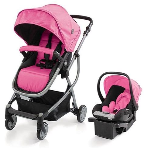 Pink Infant Car Seat And Stroller Combo - Velcromag