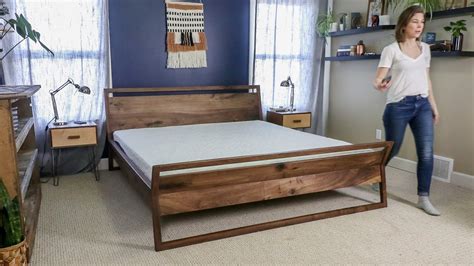 Diy Mid Century Modern Platform Bed – HOMYSTYLE