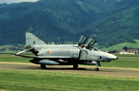 Spanish Air Force RF-4C CR.12-54 / 12-63 123 Escuadron ALA12 at Zeltweg ...