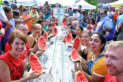 Watermelon Eating Contest - Franklin Farmers Market