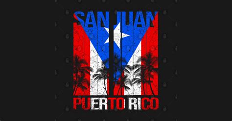 San Juan Puerto Rico Flag - San Juan - Sticker | TeePublic