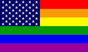 Gay Pride Variations of U.S. Flags - Page 1