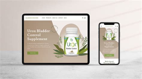 Bladder Restore - Landing Page on Behance