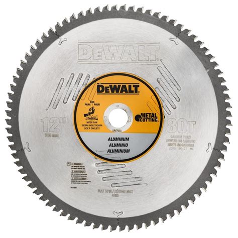 DeWalt DW7666 Carbide Metal Cutting Circular Saw Blade 12" (80 TPI)