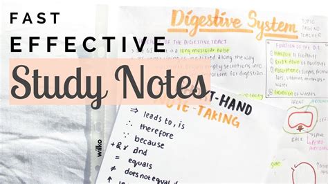 How to take FAST and EFFECTIVE revision notes || STUDENT BOSS - YouTube