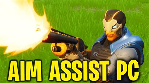 How to get Aim Assist on PC in Fortnite! - YouTube