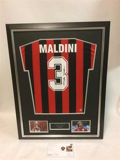 AC Milan - Italian Football League - Paolo Maldini - Jersey - Catawiki