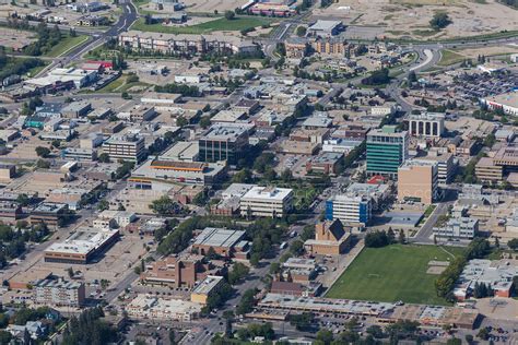 Aerial Photo | Downtown Red Deer