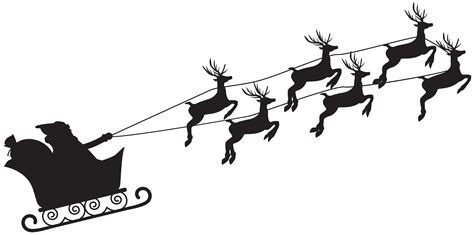 Sleigh clipart big santa, Sleigh big santa Transparent FREE for ...