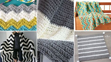 Bernat Blanket Yarn Blanket Crochet Patterns - Easy Crochet Patterns