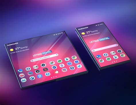 Renders based on Samsung foldable smartphone video leak published ...