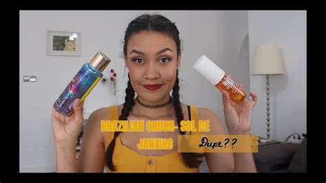 BRAZILIAN CRUSH SOL DE JANEIRO DUPE !!💛💛🎇🎇 - YouTube