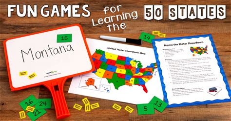 Fun Games for Learning the 50 States