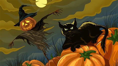 Halloween Cats Background