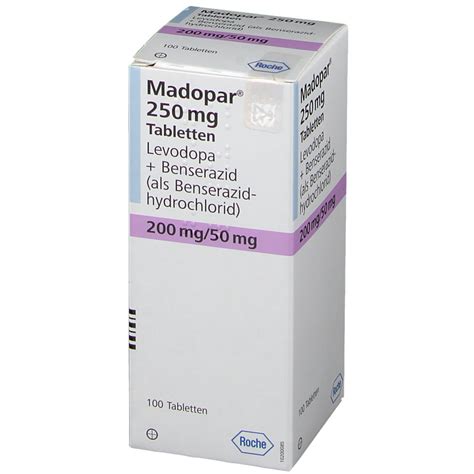 Madopar® 250 mg 100 St mit dem E-Rezept kaufen - Shop Apotheke