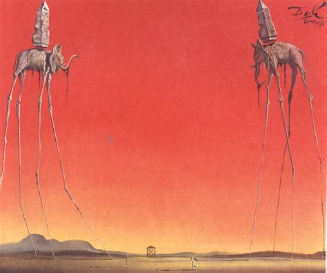 The Elephants (Large), 1948 - Salvador Dali - WikiArt.org