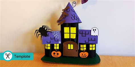 Build a Haunted House Craft | Halloween Craft (teacher made)