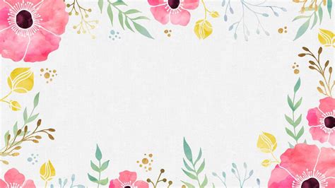 Watercolor Flowers Desktop Wallpapers - Top Free Watercolor Flowers ...