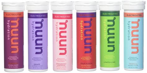 Nuun Active Hydration Variety Pack New & Improved (6 Flavors - 60 Tabs ...