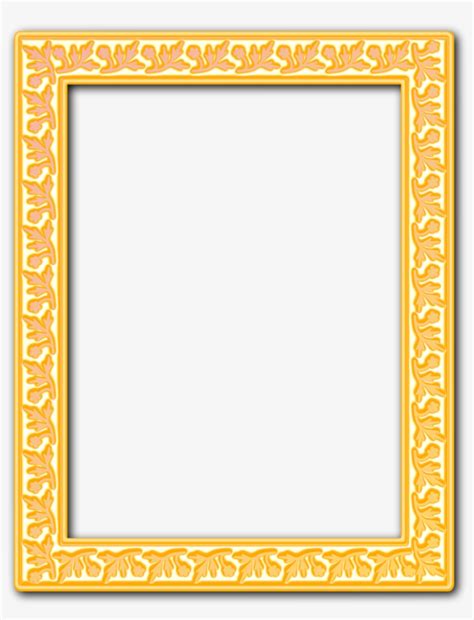 Gold Frame Png Clipart Picture Frames Clip Art - Gold Picture Frame Png ...