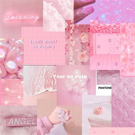 A bunch of aestheic pho Pink Themes, Girl Wallpaper, Pink Aesthetic ...