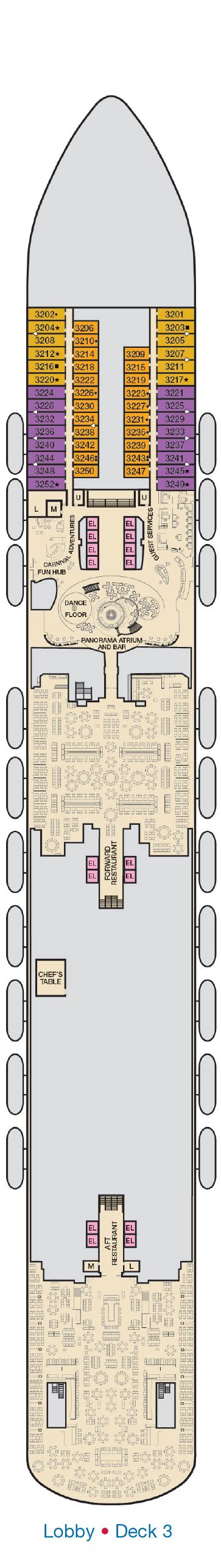 Carnival Panorama Deck Plans | CruiseInd