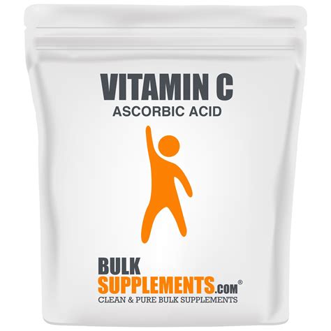 BulkSupplements.com Vitamin C Powder - Pure Ascorbic Acid - Vitamin C ...