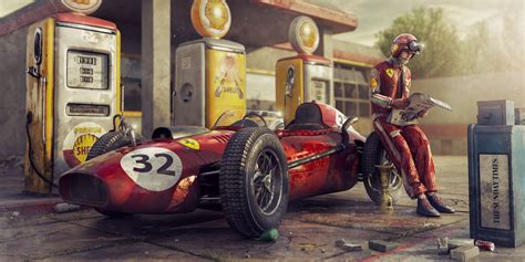 Going Home After Work by Amaru Zeas | CGSociety | Racing art, Vintage ...