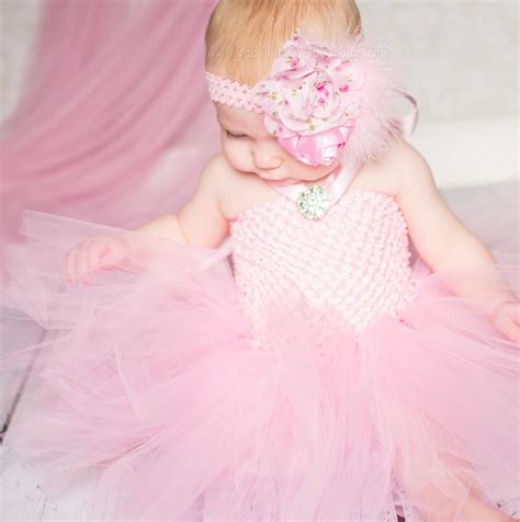 Pink Baby Tutu Dress, Baby Girl Pink Tutu Dress, Pink Baby Tutu Outfit ...