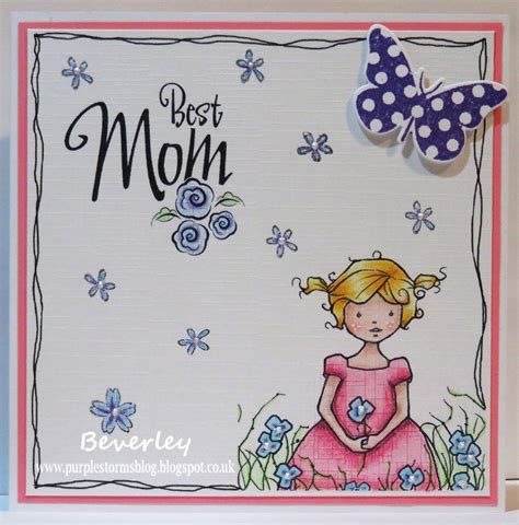 Bev's Little Craft Room: Mother days card for Crafty Calendar March ...