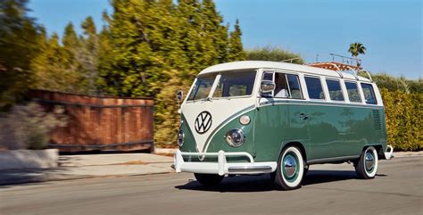 Tesla-powered classic 1966 VW Microbus delivers electric van life and ...