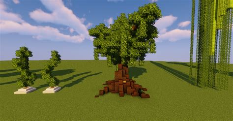 12 Awesome Custom Tree Designs Minecraft Map