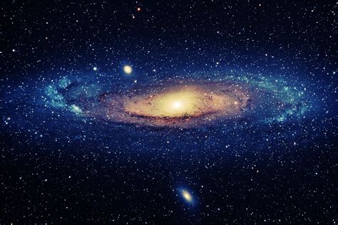 I took a picture of the Andromeda Galaxy through my telescope. It ...