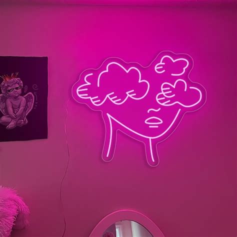 Pretty Girl LED Neon Sign Custom Neon Sign Art Light Girl - Etsy