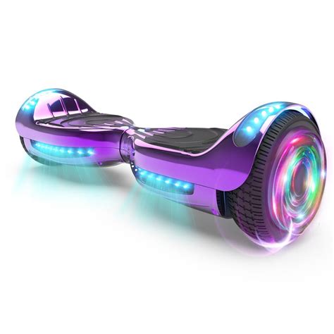 Flash Wheel Hoverboard 6.5" Bluetooth Speaker with LED Light Self ...