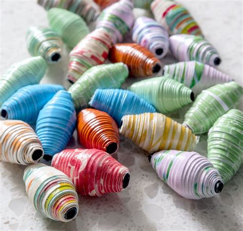 Paper Beads You Can Make in Minutes | Make paper beads, Paper beads ...