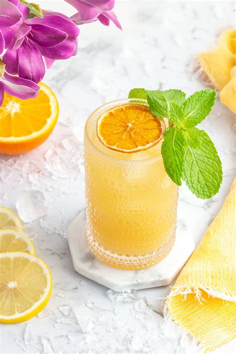 Orange Mocktail - The Mindful Mocktail