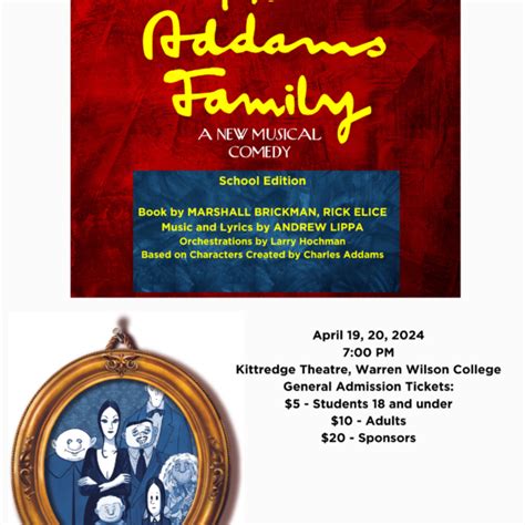 Addams Family Poster - Franklin School of Innovation