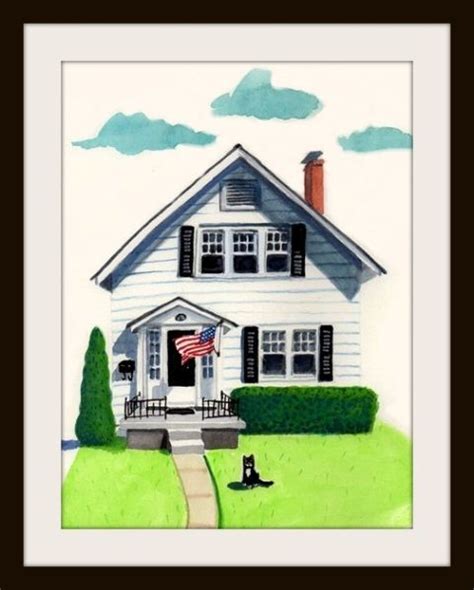 Affordable Art Ideas - Custom Home Portraits