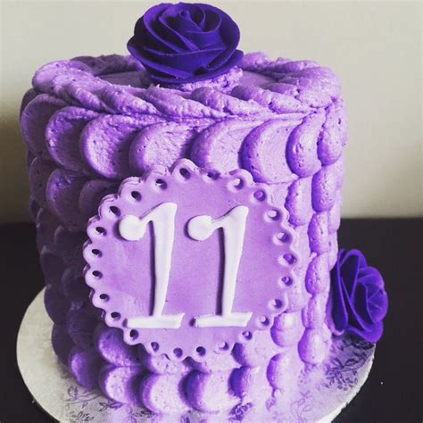 Simple buttercream cake for 11 year old girl | Cakes in 2019 | Birthday ...